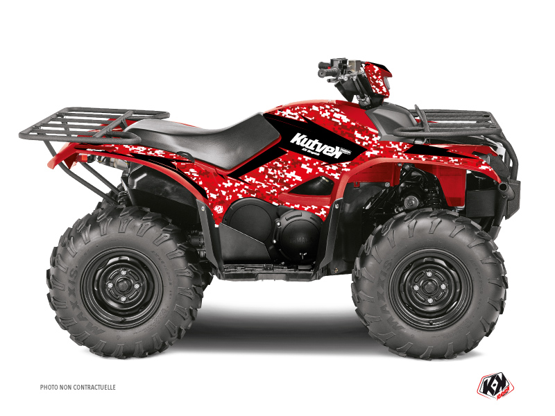 Kit Decorazione Quad Predator Yamaha 700-708 Kodiak Rosso (2016-2023)