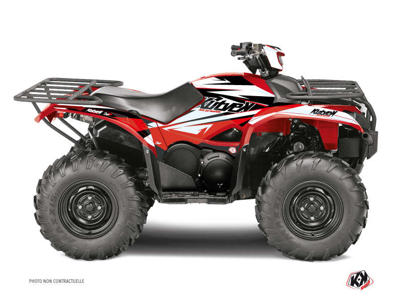 Kit Decorazione Quad Stage Yamaha 700-708 Kodiak Nero Rosso (2016-2023)