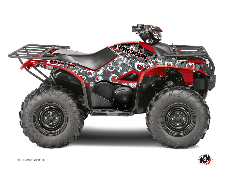 Kit Decorazione Quad Freegun Eyed Yamaha 700-708 Kodiak Rosso (2016-2023)