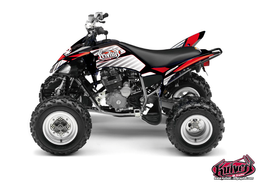 Kit Decor Quad Factory Yamaha 250 Raptor Rosso (2008-2014)
