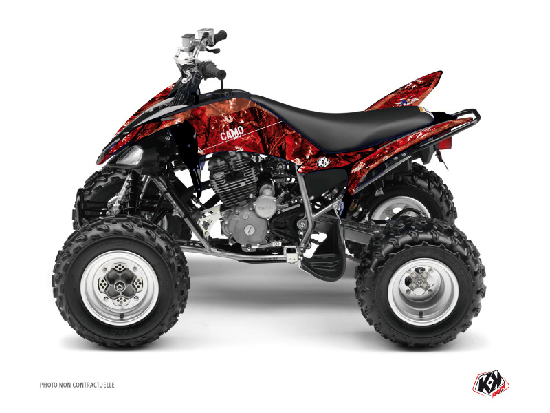 Kit Decor Quad Camo Yamaha 250 Raptor Rosso (2008-2014)