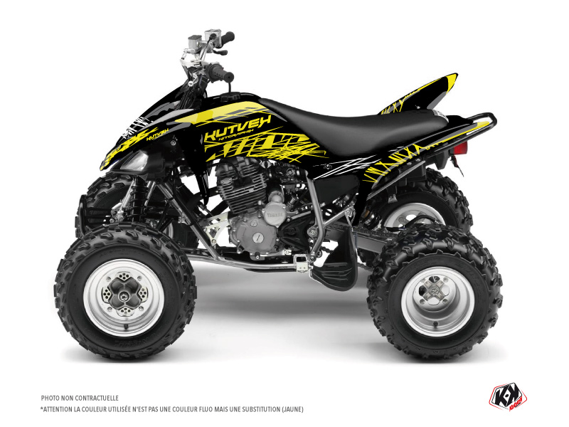 Kit Decorazione Quad Eraser Fluo Yamaha 250 Raptor Giallo (2008-2014)