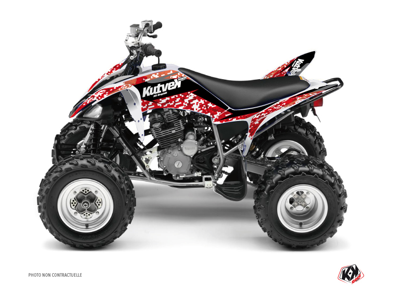 Kit Decorazione Quad Predator Yamaha 250 Raptor Rosso (2008-2014)