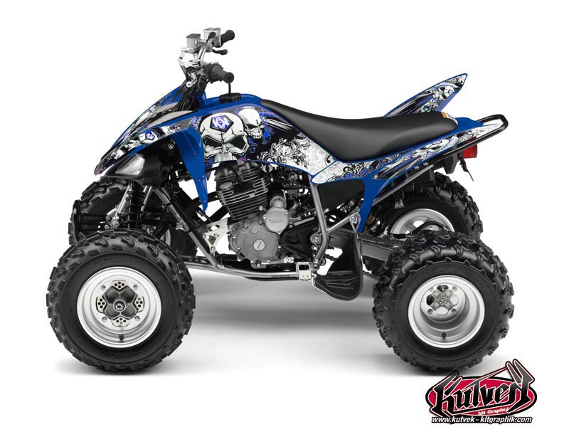 Kit Decor Quad Trash Yamaha 250 Raptor Nero Blu (2008-2014)