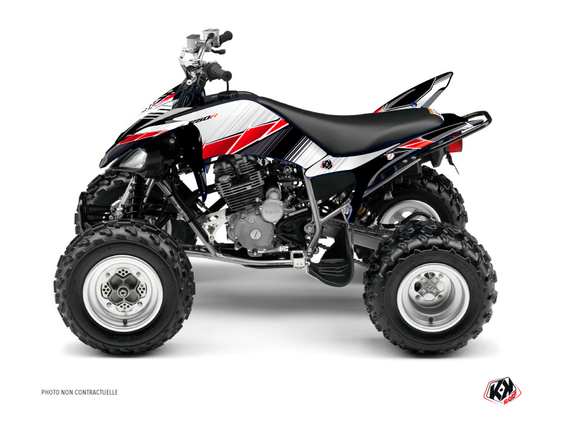 Kit Decor Quad Stripe Yamaha 250 Raptor Rosso (2008-2014)