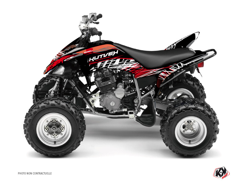 Kit Decorazione Quad Eraser Yamaha 250 Raptor Rosso Bianco (2008-2014)