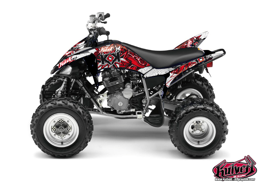 Kit Decor Quad Demon Yamaha 250 Raptor Rosso (2008-2014)