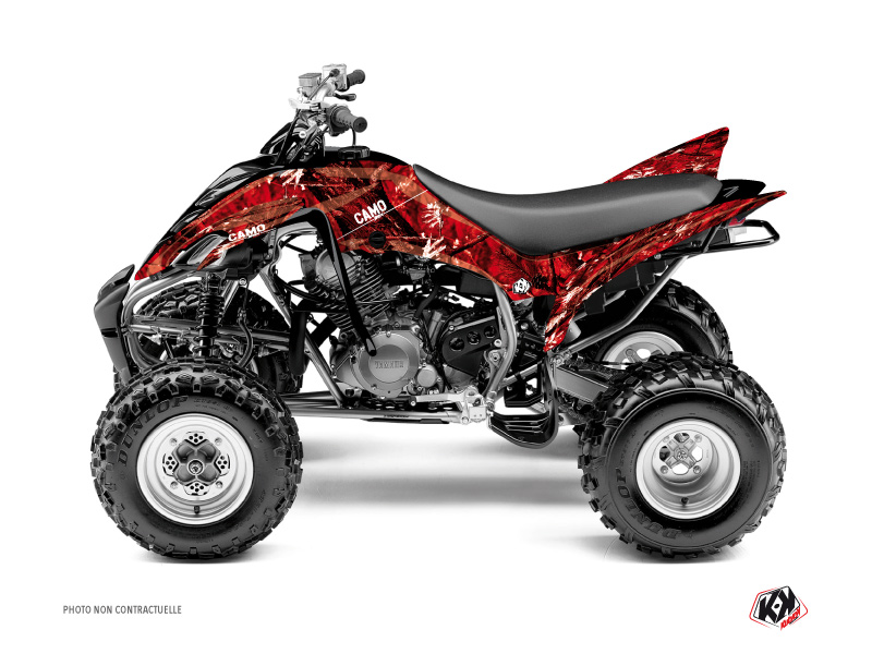 Kit Decor Quad Camo Yamaha 350 Raptor Rosso (2005-2015)