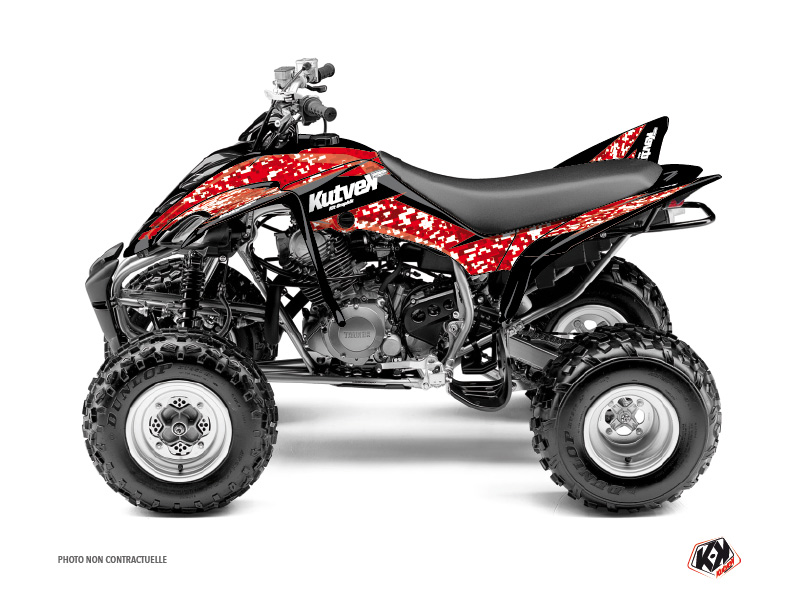 Kit Decorazione Quad Predator Yamaha 350 Raptor Rosso (2005-2015)