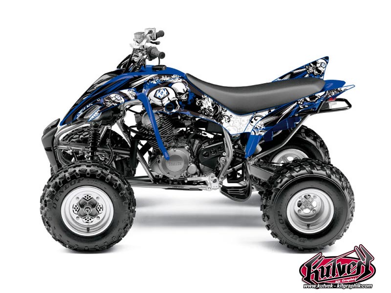 Kit Decorazione Quad Trash Yamaha 350 Raptor Nero Blu (2005-2015)