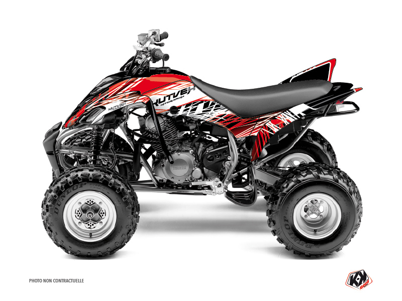 Kit Decor Quad Eraser Yamaha 350 Raptor Rosso Bianco (2005-2015)