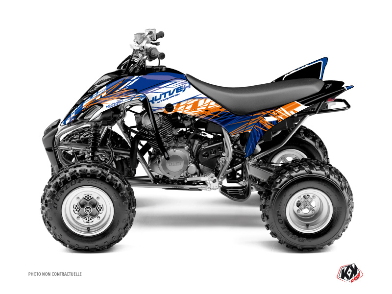 Kit Decorazione Quad Eraser Yamaha 350 Raptor Blu Arancione (2005-2015)