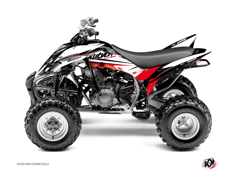 Kit Decorazione Quad Stage Yamaha 350 Raptor Nero Rosso (2005-2015)