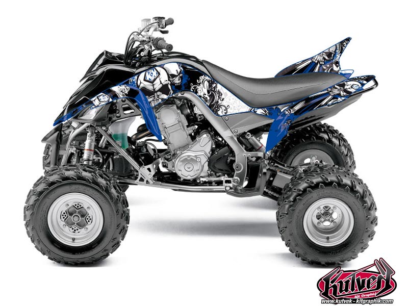 Kit Decorazione Quad Trash Yamaha 700 Raptor Nero Blu (2006-2012)