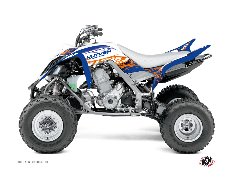 Kit Decor Quad Eraser Yamaha 700 Raptor Blu Arancione (2013-2023)