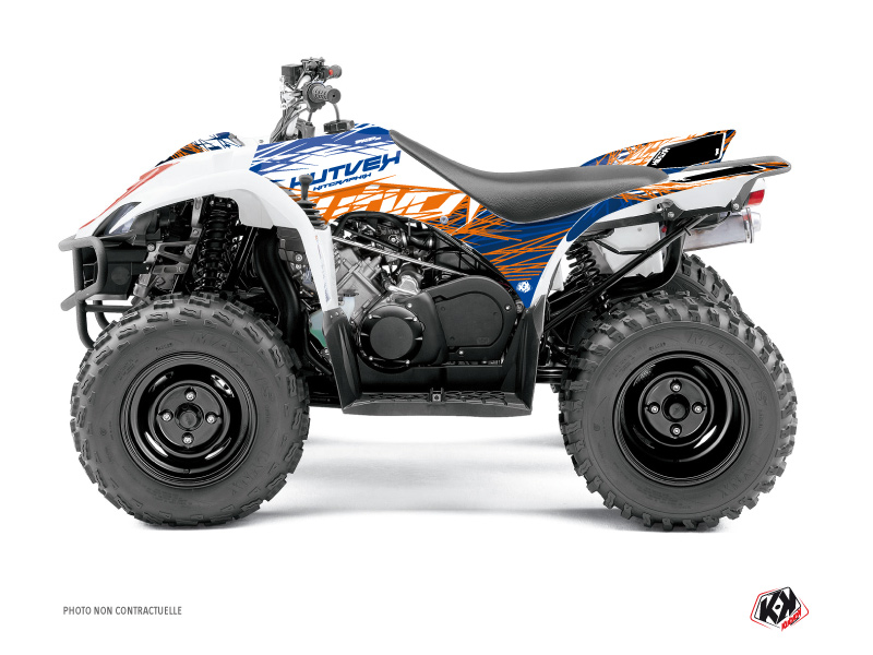 Kit Decorazione Quad Eraser Yamaha 350-450 Wolverine Blu Arancione (2006-2009)
