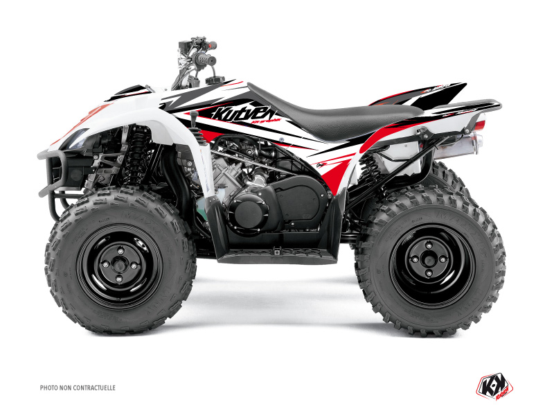 Kit Decorazione Quad Stage Yamaha 350-450 Wolverine Nero Rosso (2006-2009)