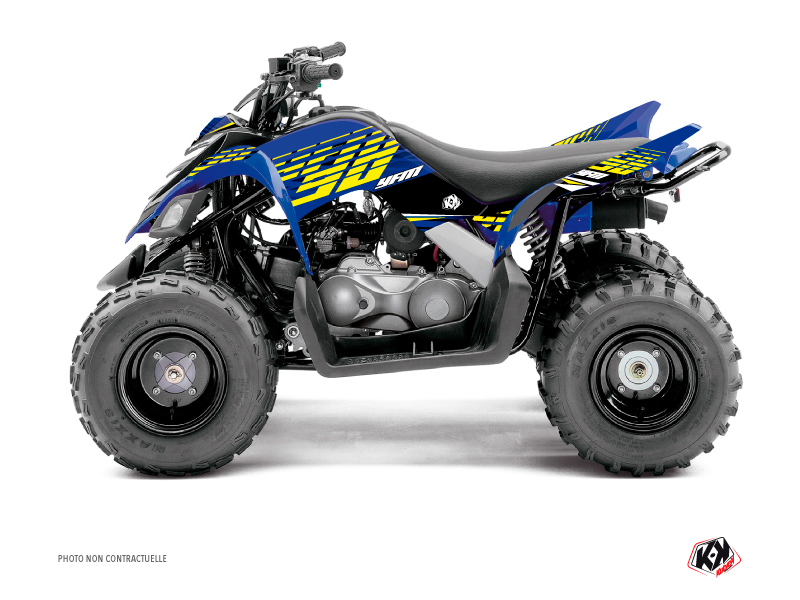 Kit Decor Quad Flow Yamaha 90 Raptor Giallo (2009-2023)