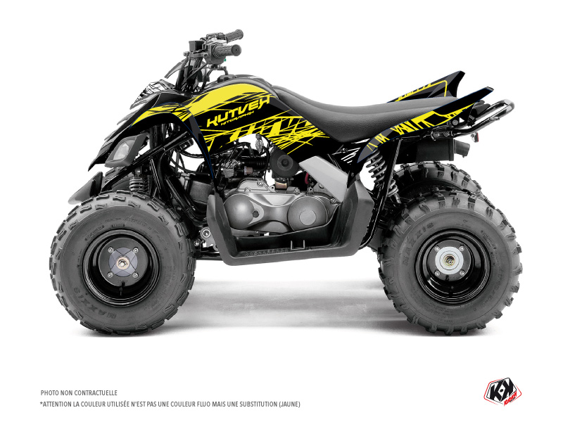 Kit Decor Quad Eraser Fluo Yamaha 90 Raptor Giallo (2009-2023)