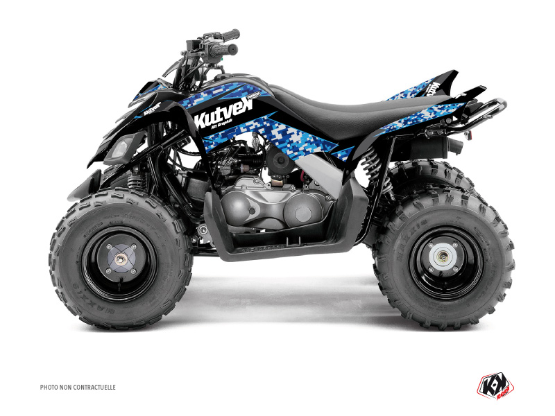 Kit Decorazione Quad Predator Yamaha 90 Raptor Blu (2009-2023)