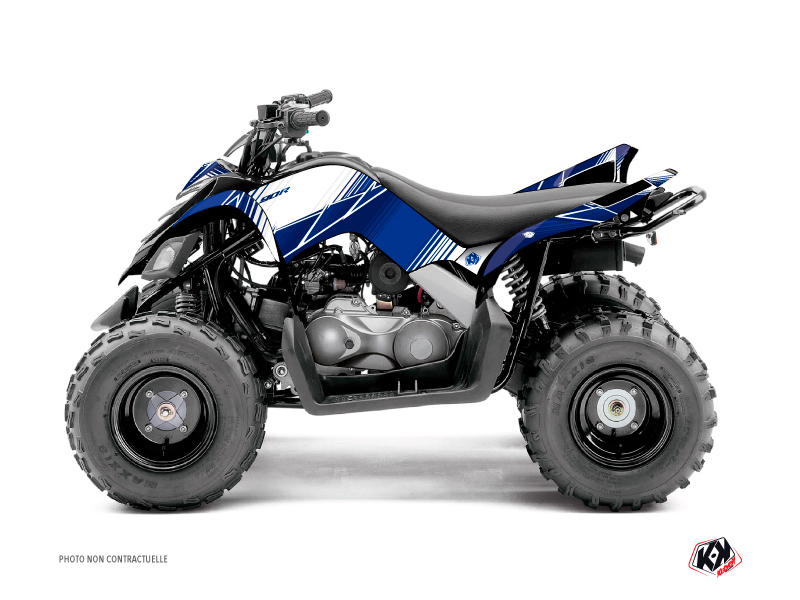 Kit Decor Quad Stripe Yamaha 90 Raptor Blu Notte (2009-2023)