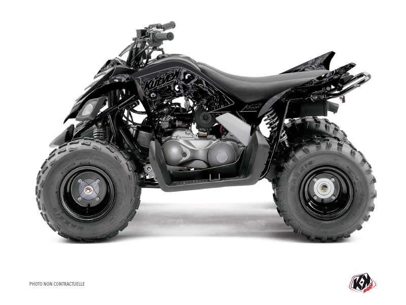 Kit Decor Quad Zombies Dark Yamaha 90 Raptor Nero (2009-2023)
