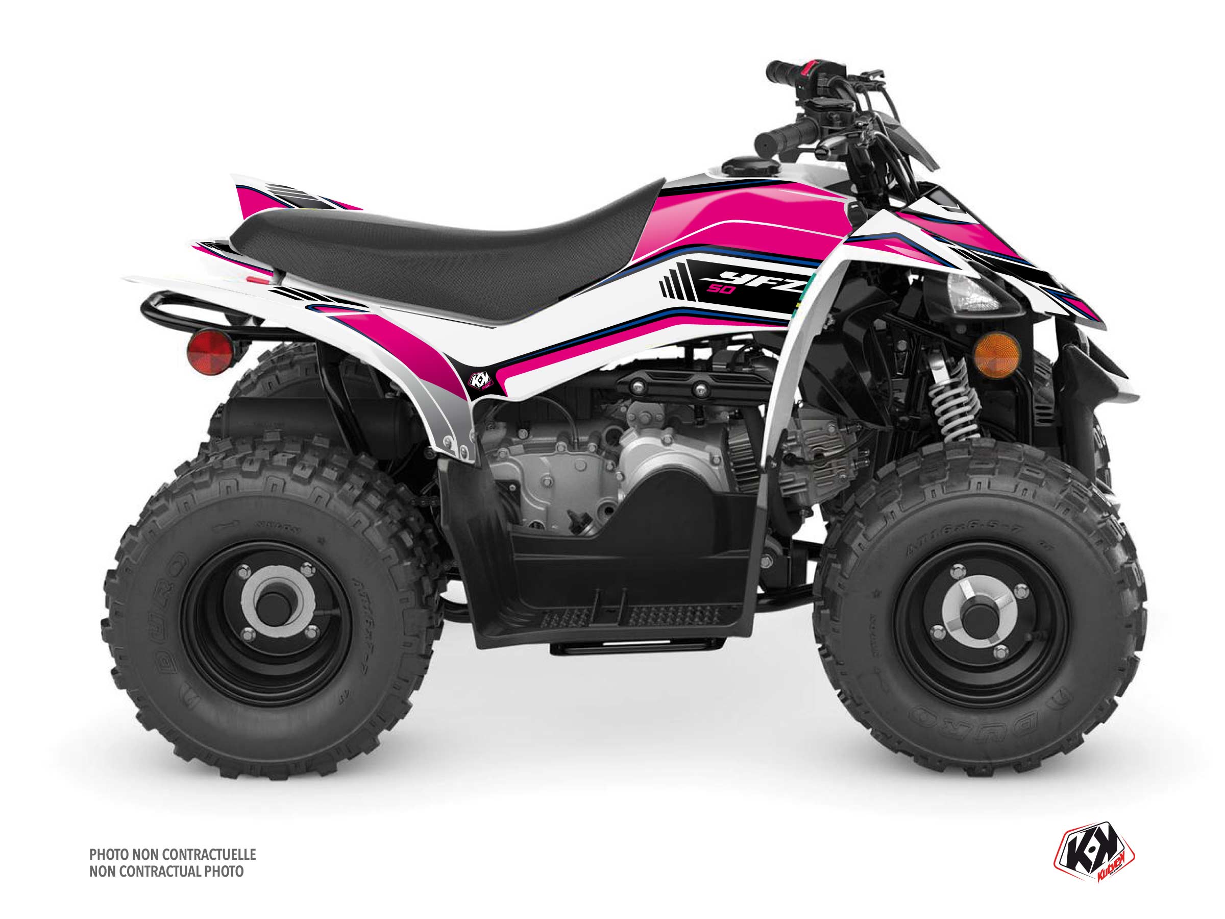Kit Decor Quad Corporate Yamaha 50 YFZ Rosa (2016-2023)