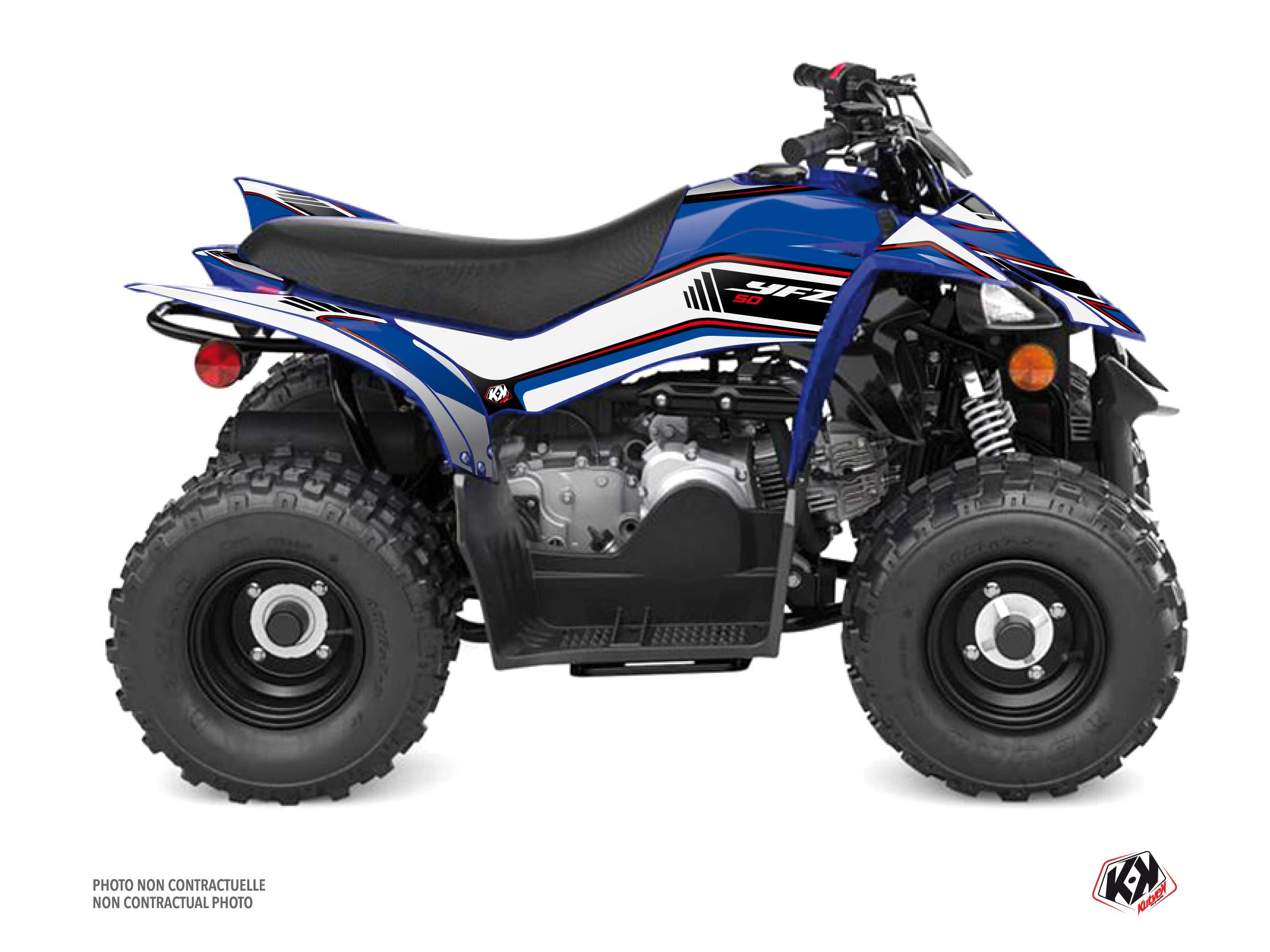Kit Decorazione Quad Corporate Yamaha 50 YFZ Rosso (2016-2023)