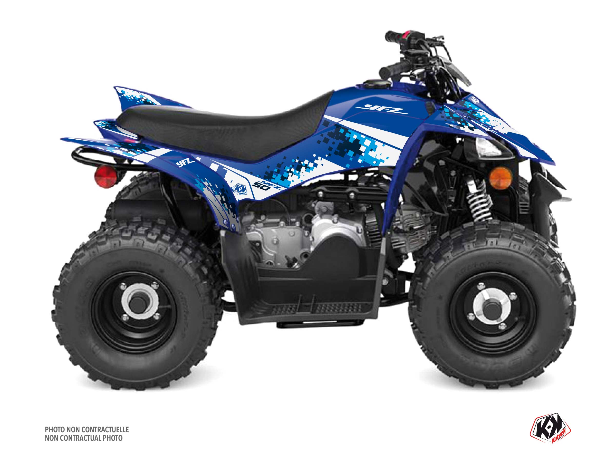 Kit Decorazione Quad Hangtown Yamaha 50 YFZ Blu (2016-2023)