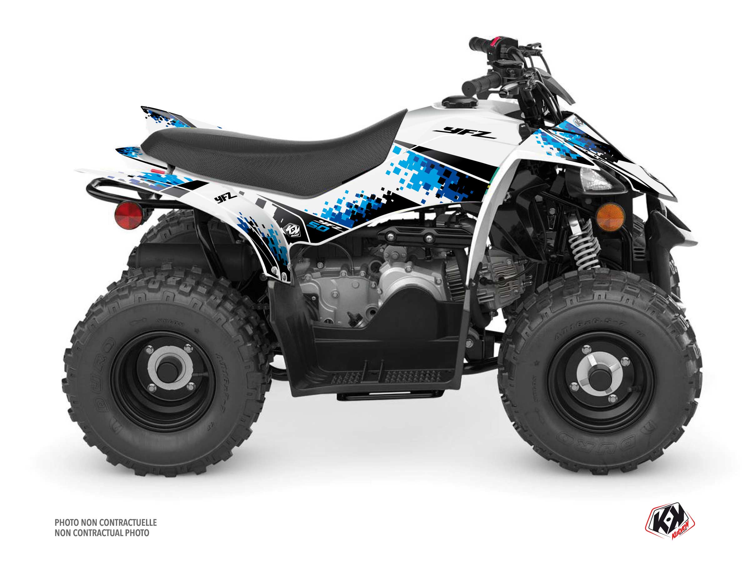 Kit Decorazione Quad Hangtown Yamaha 50 YFZ Bianco (2016-2023)