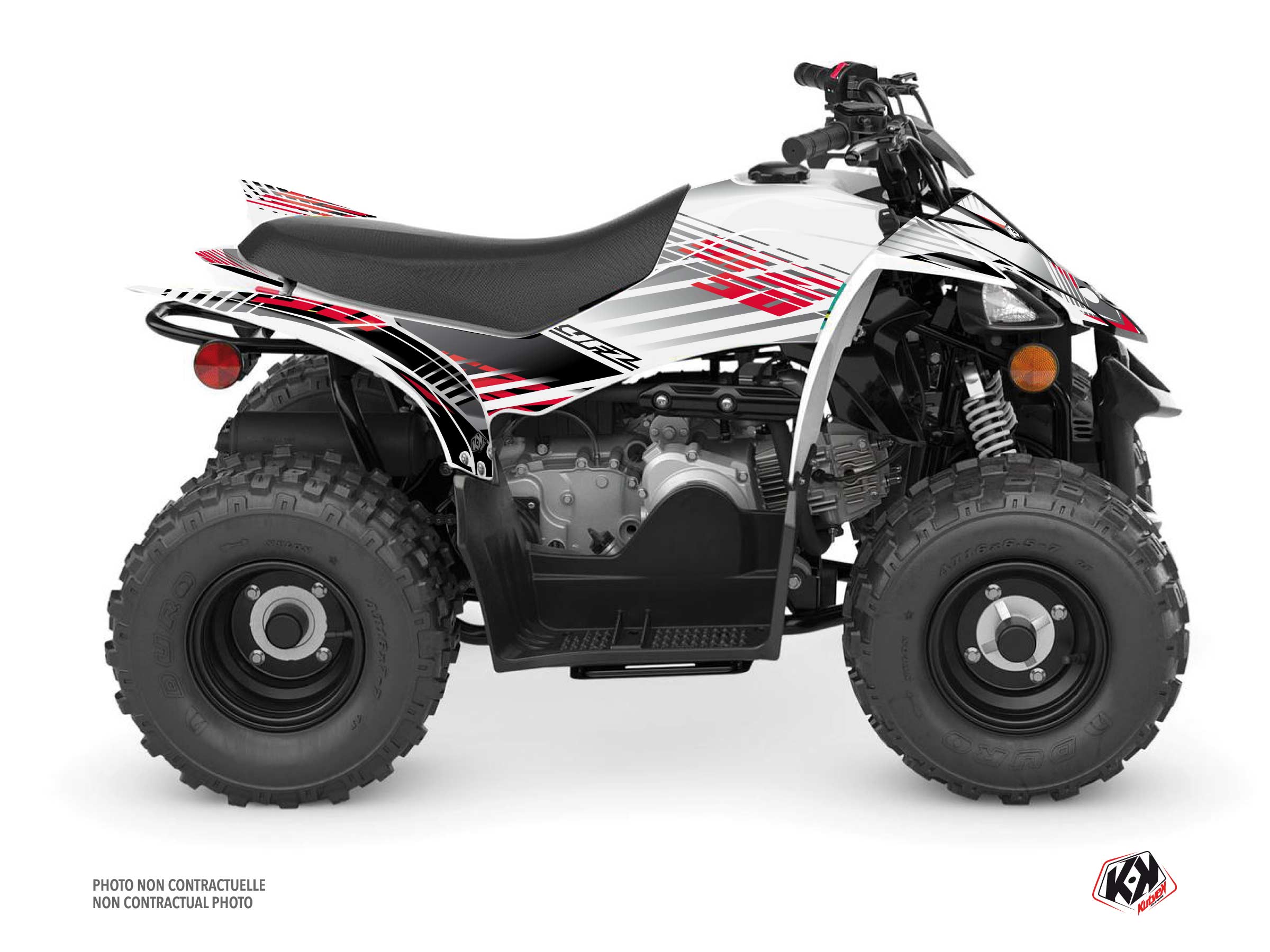 Kit Decor Quad Flow Yamaha 50 YFZ Rosso (2016-2023)