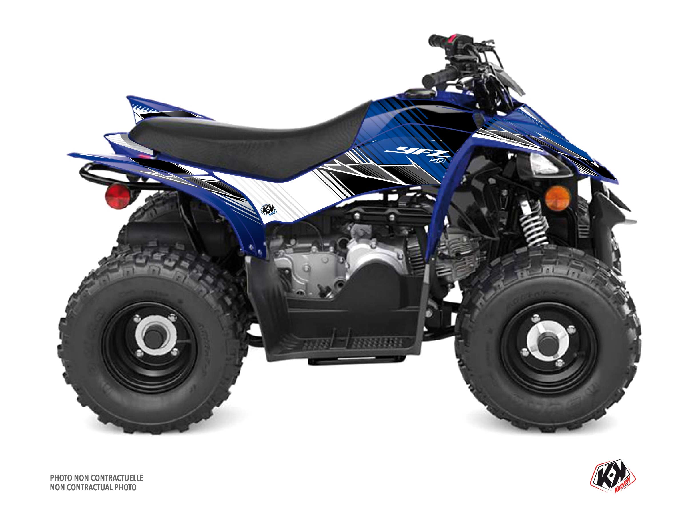 Kit Decor Quad Stripe Yamaha 50 YFZ Grigio (2016-2023)
