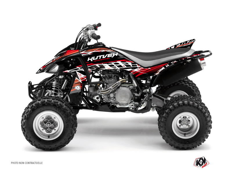 Kit Decorazione Quad Eraser Yamaha 450 YFZ Rosso Bianco (2004-2009)