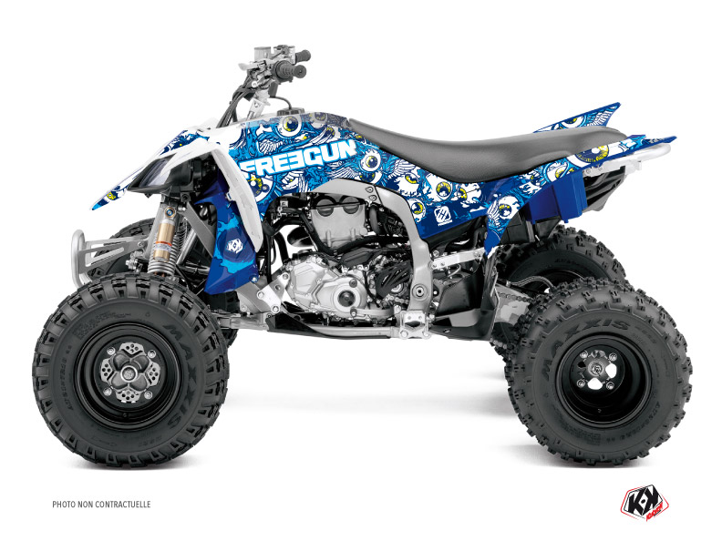 Kit Decorazione Quad Freegun Eyed Yamaha 450 YFZ R Blu (2009-2013)