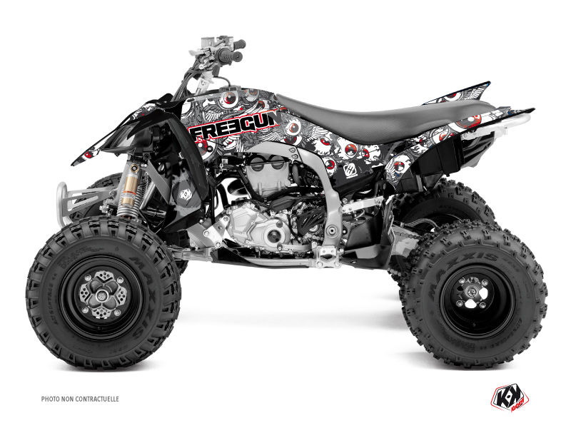 Kit Decorazione Quad Freegun Eyed Yamaha 450 YFZ R Rosso (2009-2013)