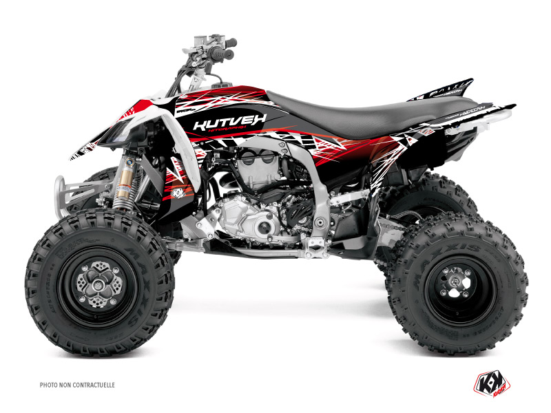 Kit Decorazione Quad Eraser Yamaha 450 YFZ R Rosso Bianco (2014-2023)