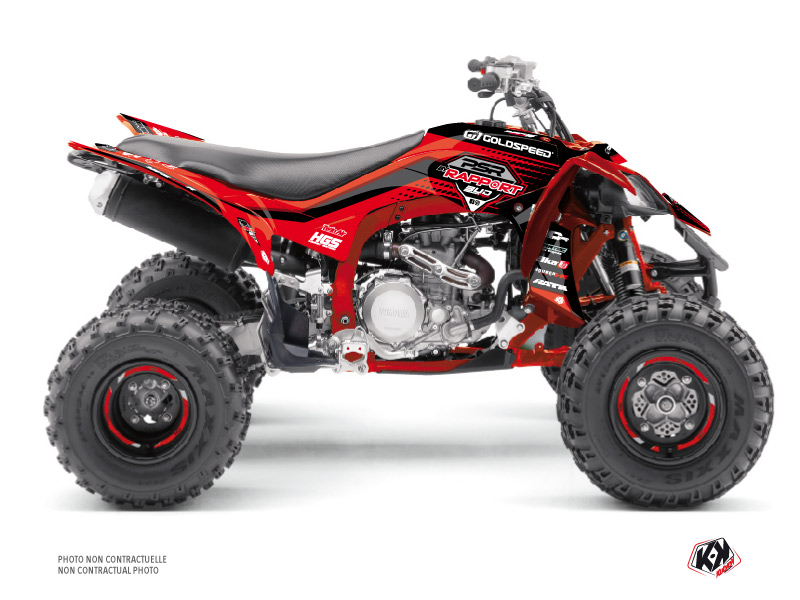 Kit Decor Quad Replica By Rapport K20 Yamaha 450 YFZ R Rosso Nero (2014-2023)