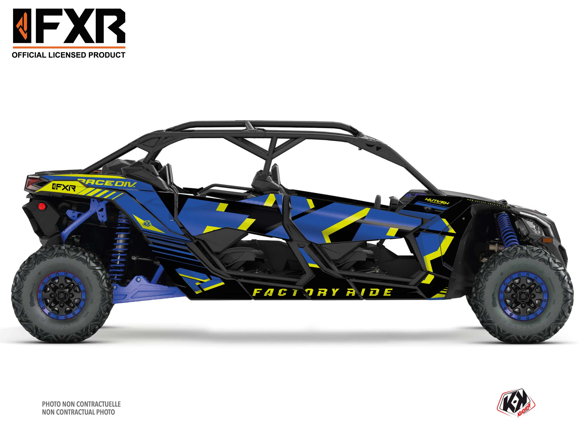 Kit Decor SSV FXR N1 Can Am Maverick X3 MAX Blu (2017-2023)