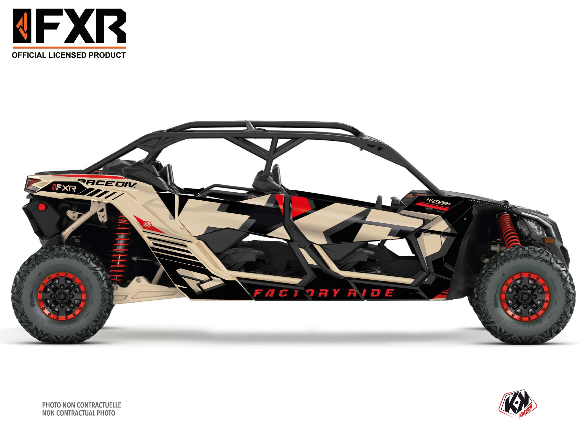 Kit Decor SSV FXR N1 Can Am Maverick X3 MAX Sabbia (2017-2023)