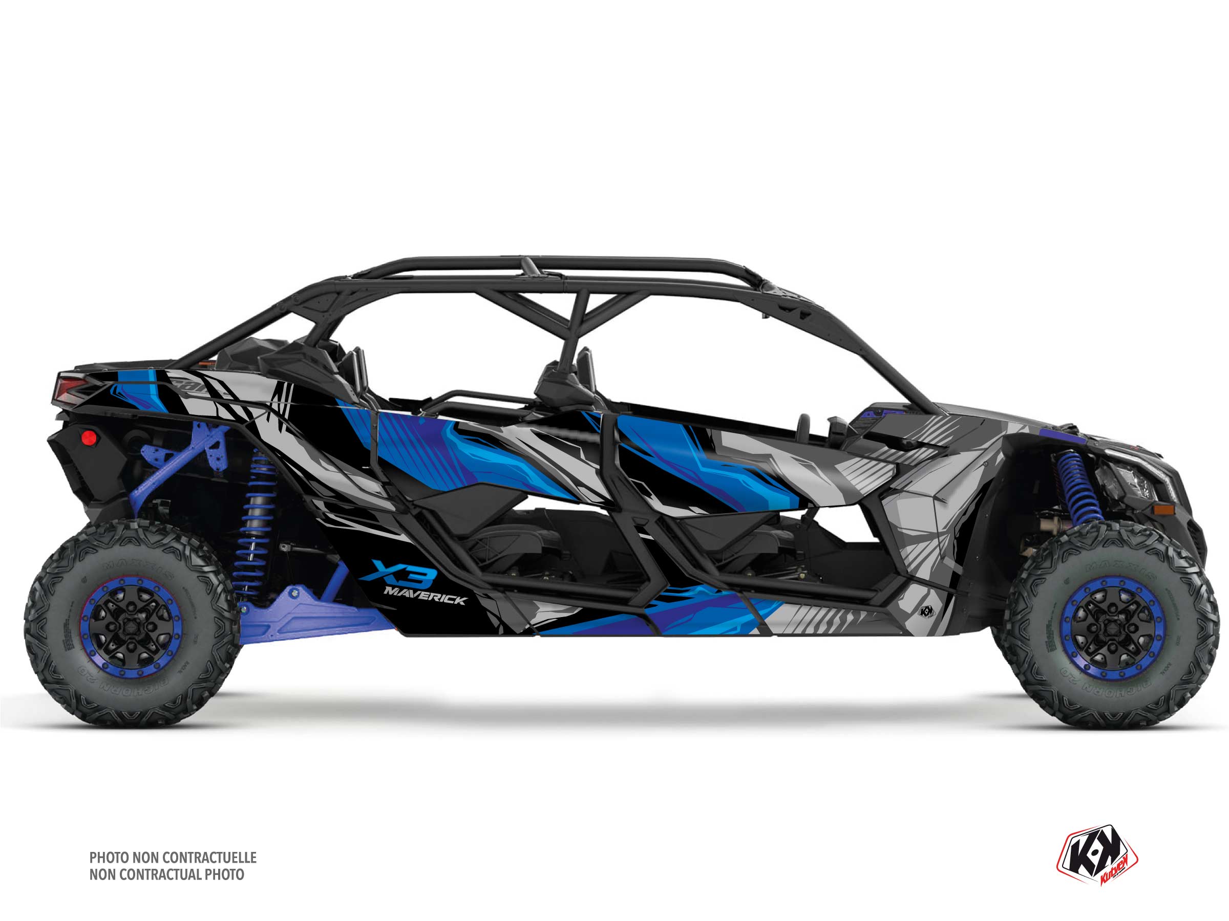 Kit Decor SSV Kliff Can Am Maverick X3 MAX Blu (2017-2023)