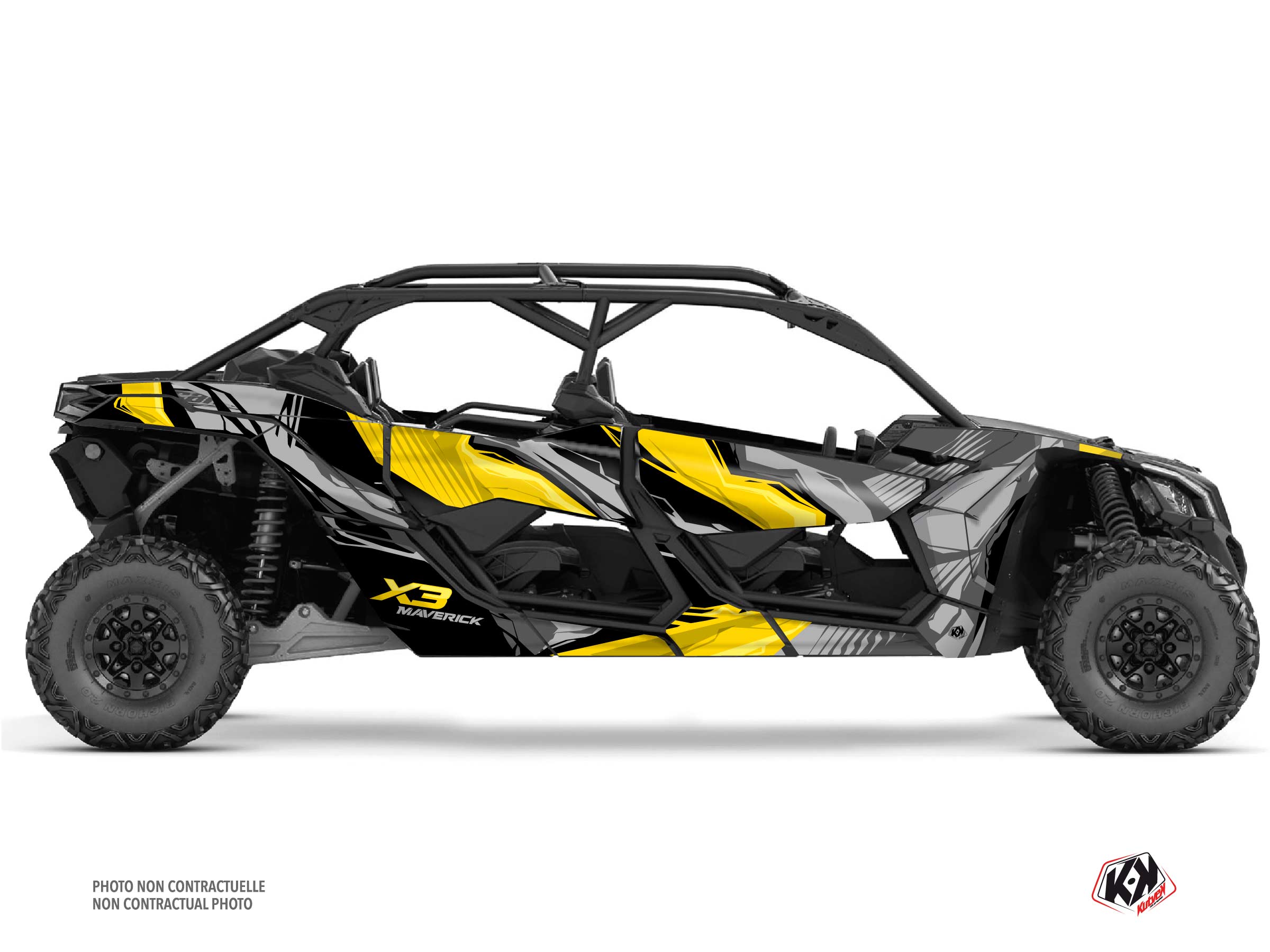 Kit Decor SSV Kliff Can Am Maverick X3 MAX Giallo (2017-2023)
