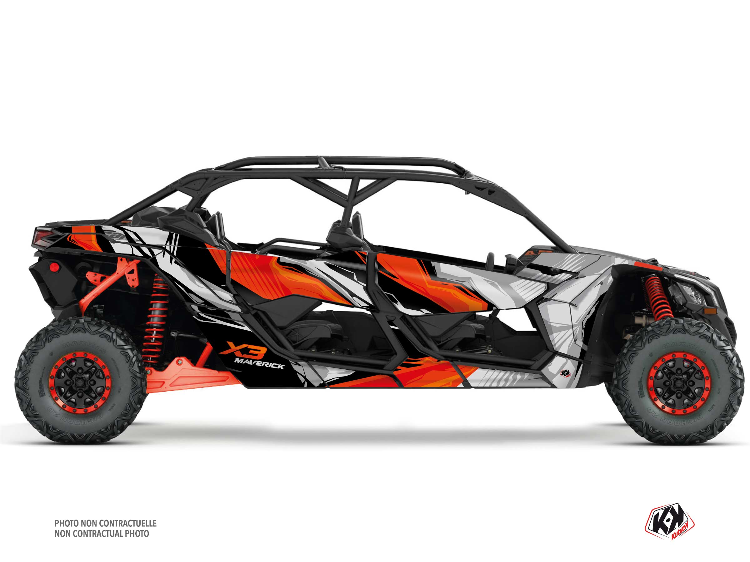 Kit Decor SSV Kliff Can Am Maverick X3 MAX Rosso (2017-2023)