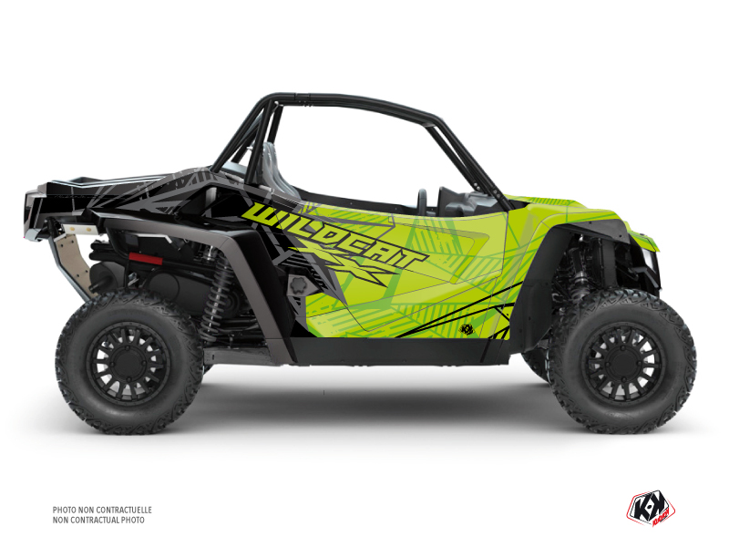 Kit Decor SSV Requiem Arctic Cat Textron Wildcat XX Nero Verde (2017-2023)
