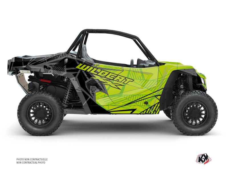Kit Decor SSV Requiem Arctic Cat Textron Wildcat XX Nero Verde FULL (2017-2023)