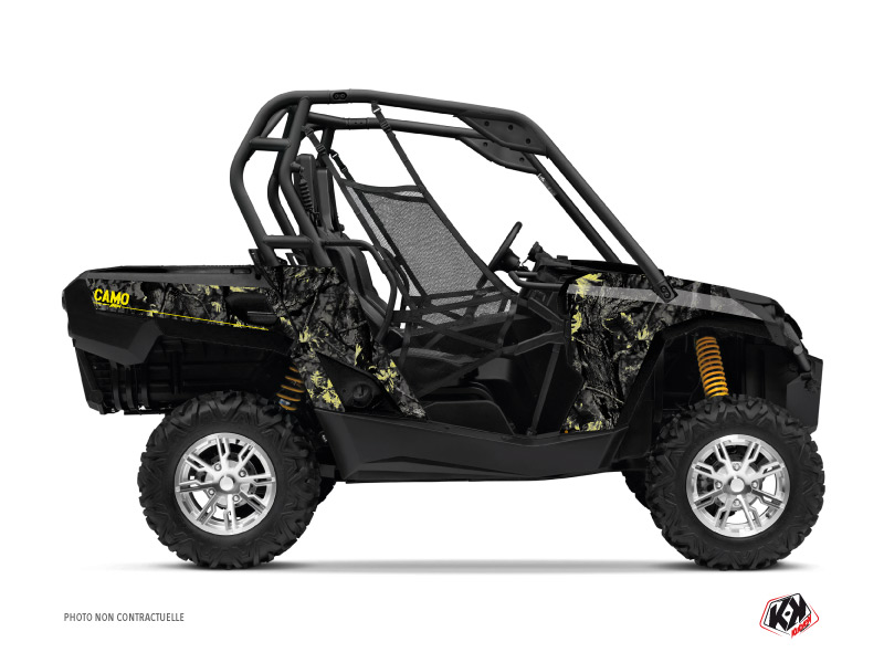 Kit Decor SSV Camo Can Am Commander Nero Giallo (2012-2018)