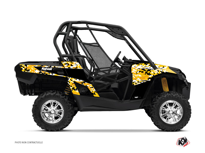 Kit Decor SSV Predator Can Am Commander Nero Giallo (2012-2018)
