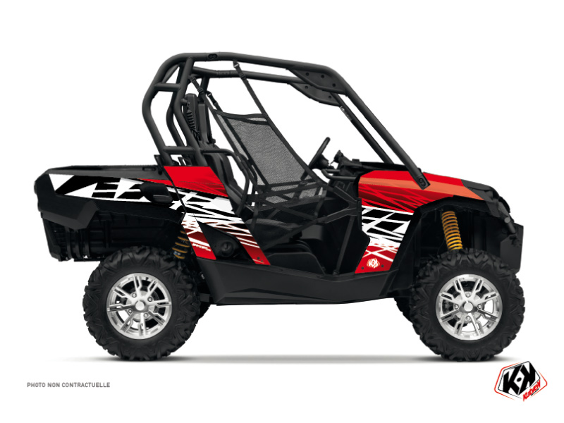 Kit Decor SSV Eraser Can Am Commander Rosso Bianco (2012-2018)