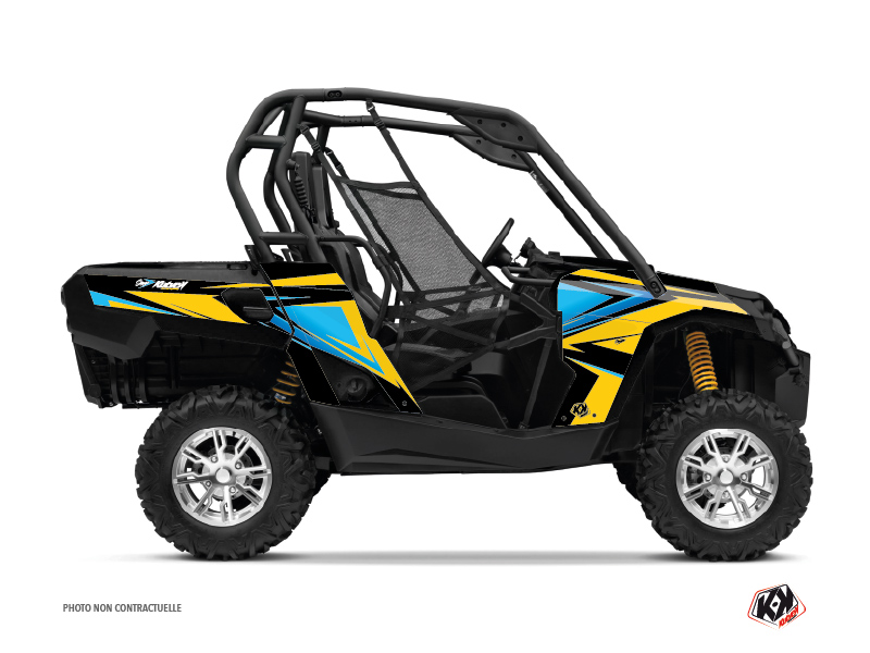 Kit Decor SSV Stage Can Am Commander Giallo Blu (2012-2018)