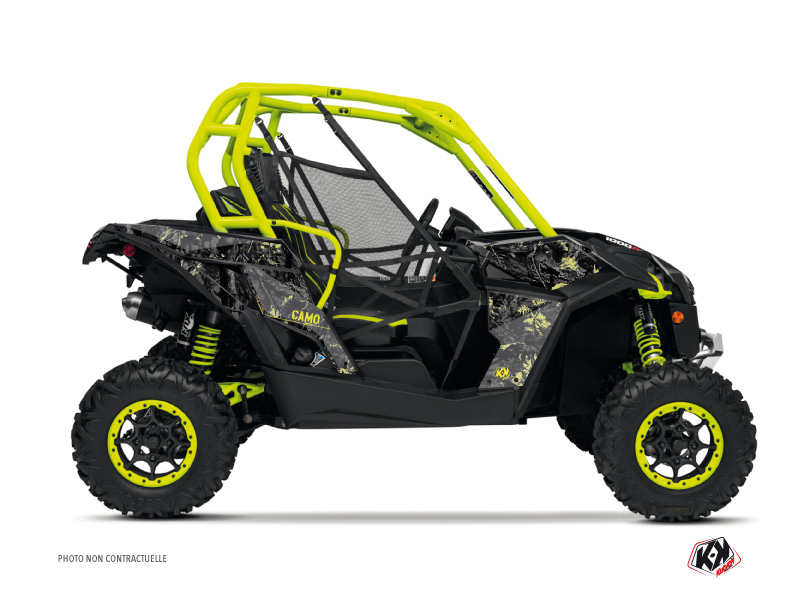 Kit Decor SSV Camo Can Am Maverick Nero Giallo (2013-2017)