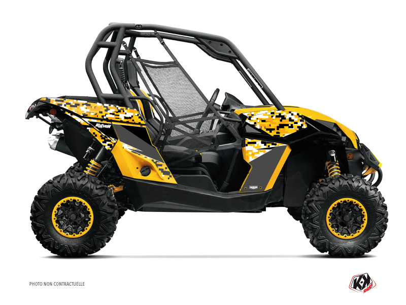 Kit Decor SSV Predator Can Am Maverick Nero Giallo (2013-2017)
